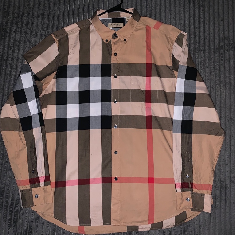Burberry Windsor Slim Fit Check Sport Shirt
